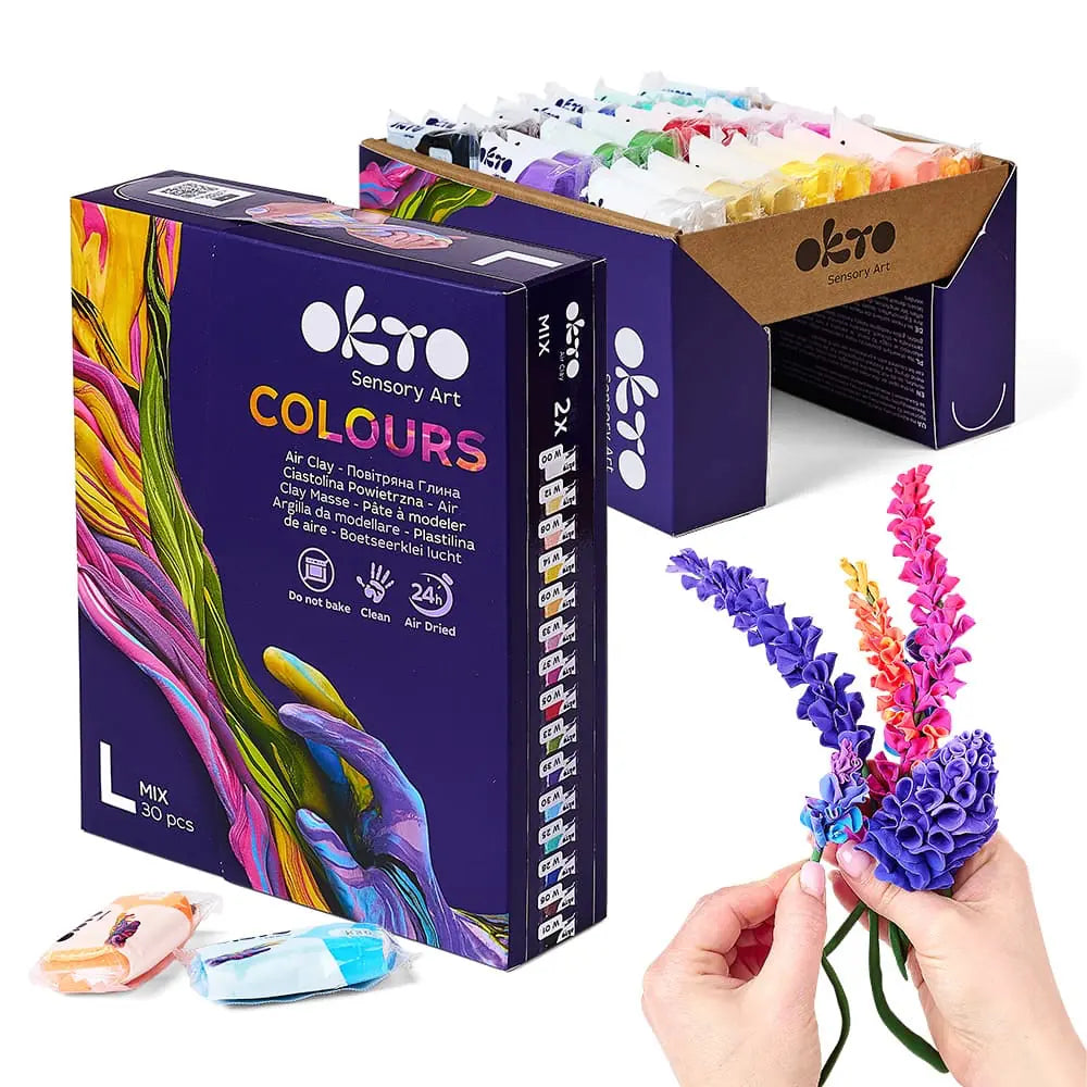 KOLORY L. Paleta glinek powietrznych 