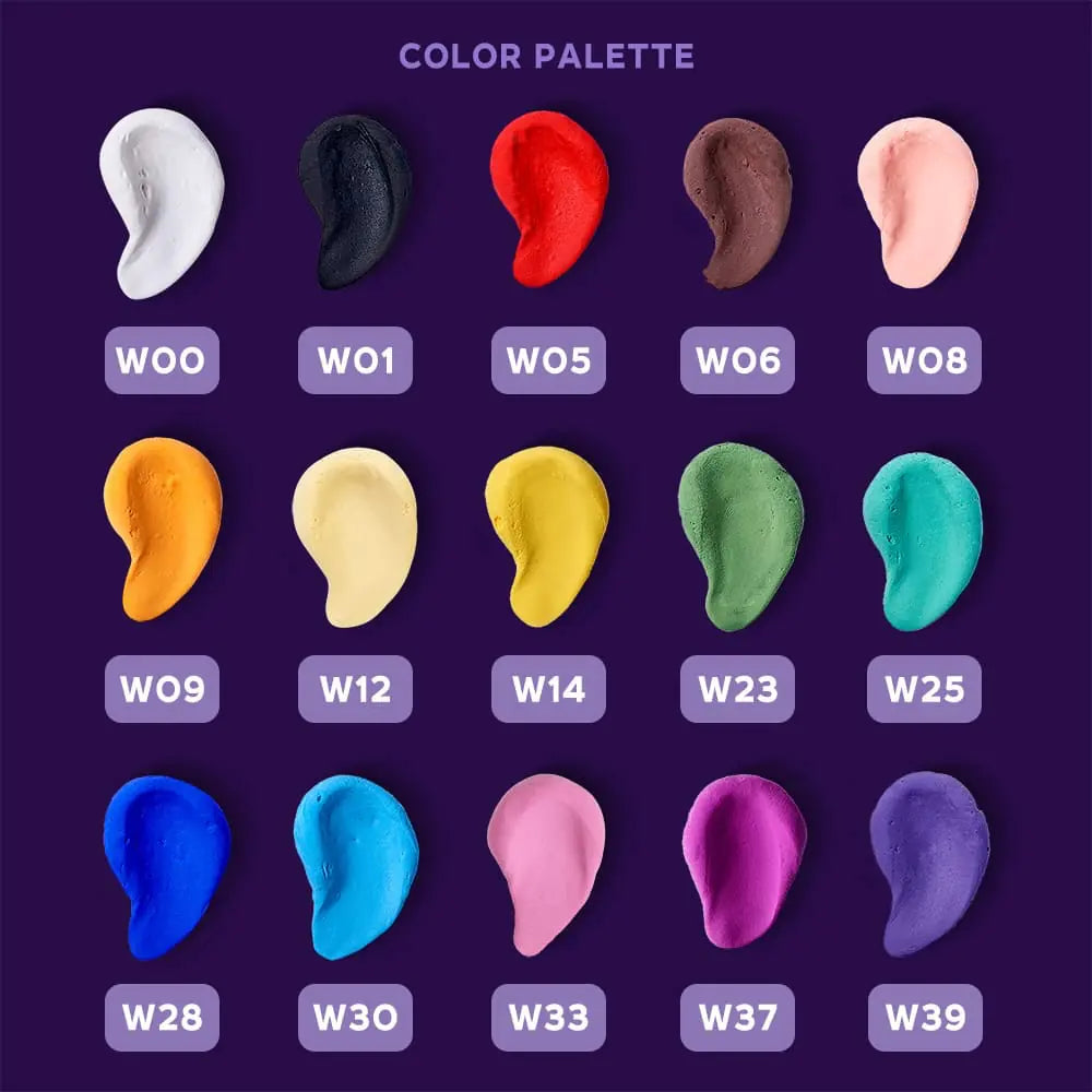 KOLORY L. Paleta glinek powietrznych 