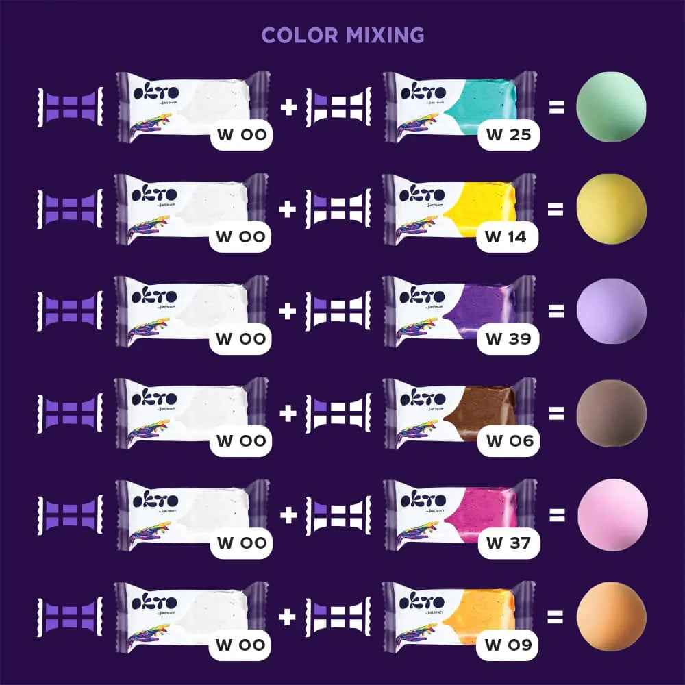 KOLORY L. Mieszanka glinki powietrznej BIAŁA 