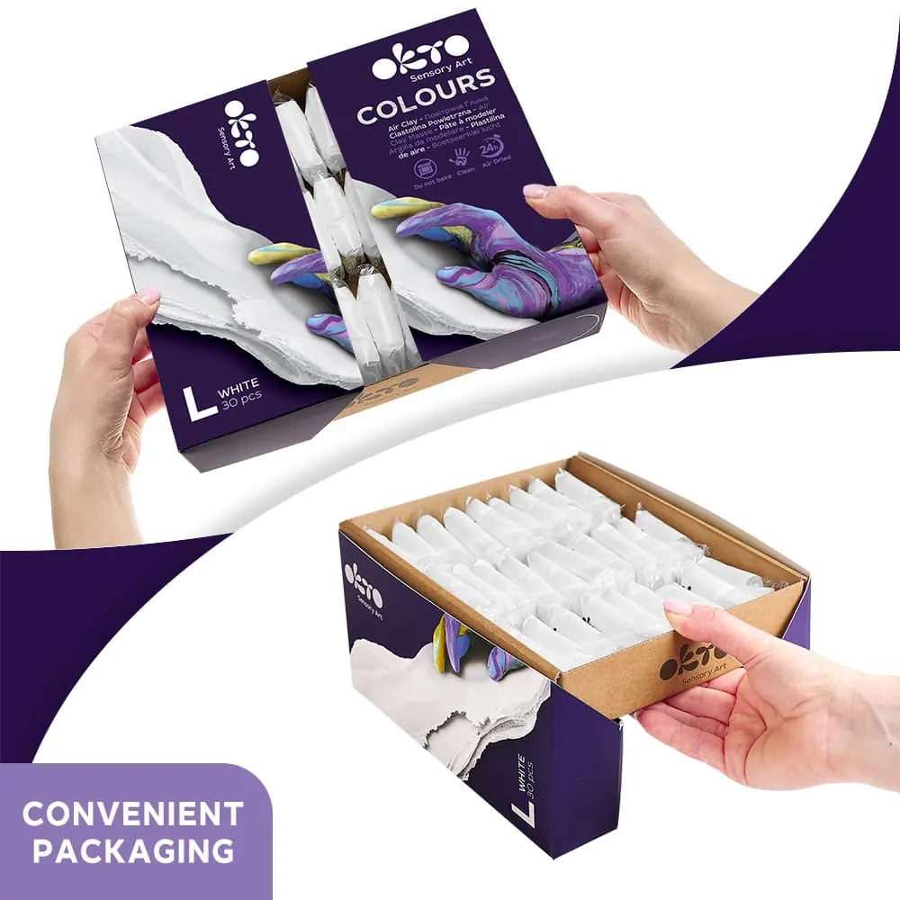 KOLORY L. Mieszanka glinki powietrznej BIAŁA 