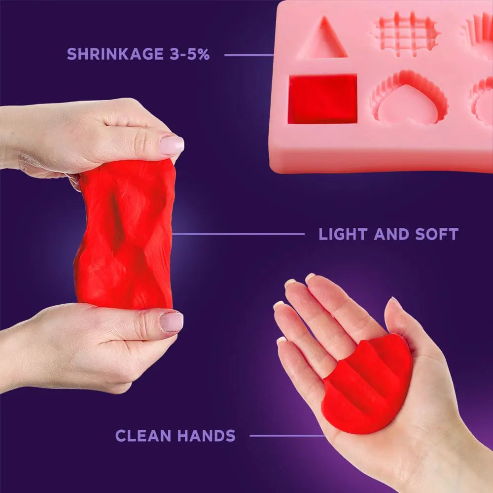 KOLORY S. Mieszanka glinki powietrznej W05 Czerwona 