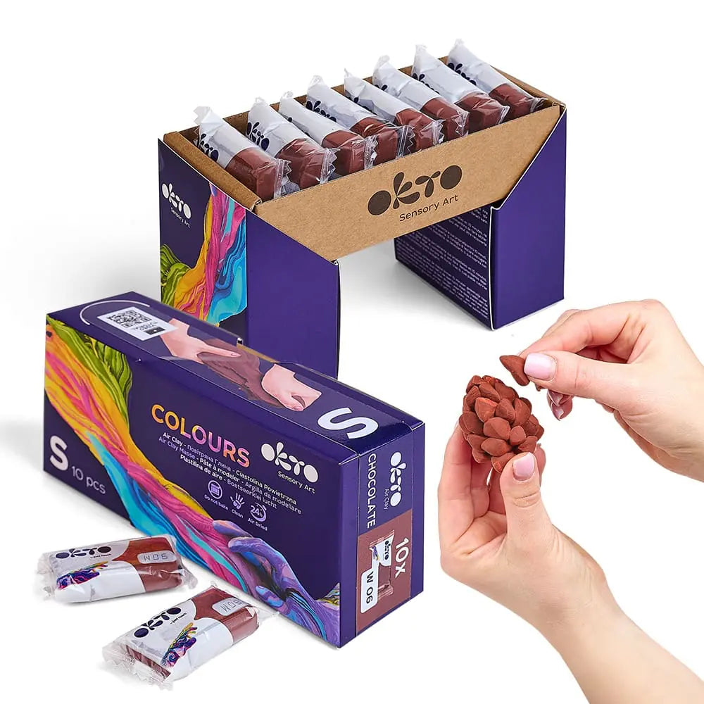 KOLORY S. Glinka powietrzna W06 Czekolada 