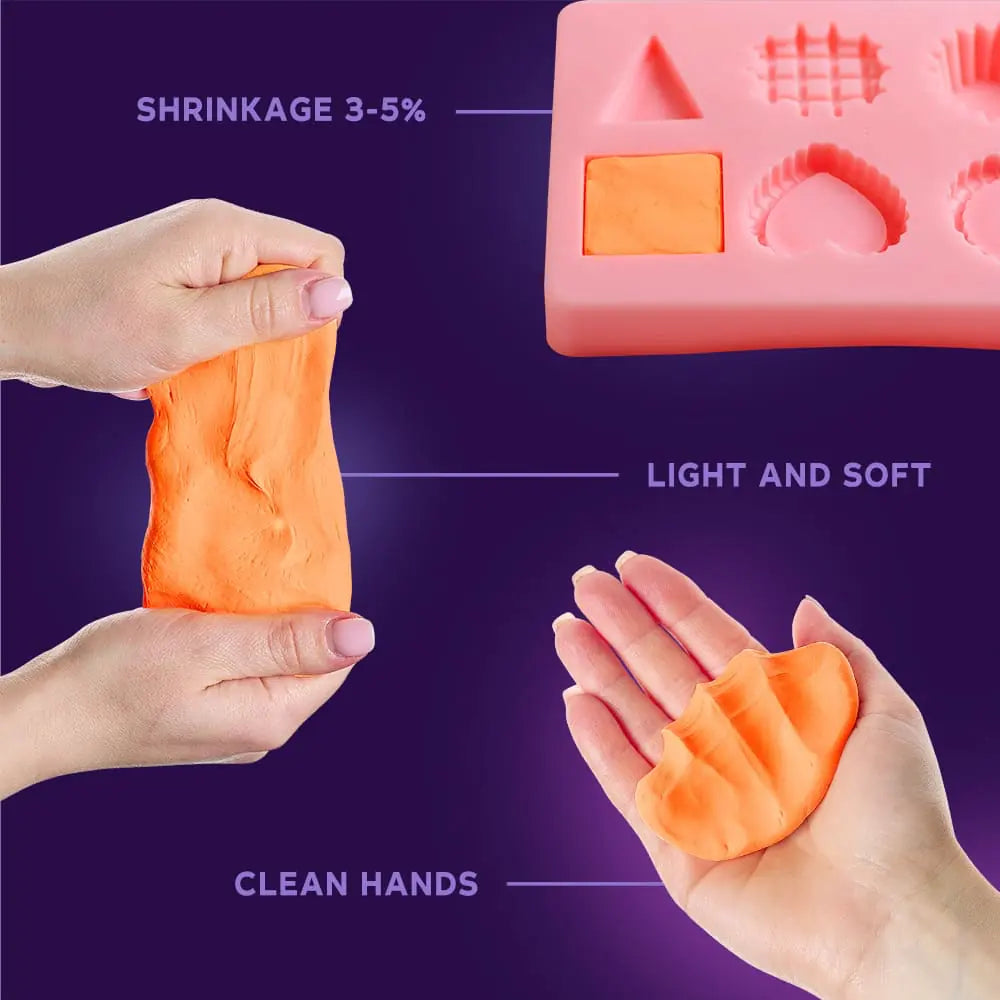 KOLORY S. Mieszanka glinki powietrznej W09 Pomarańczowa 