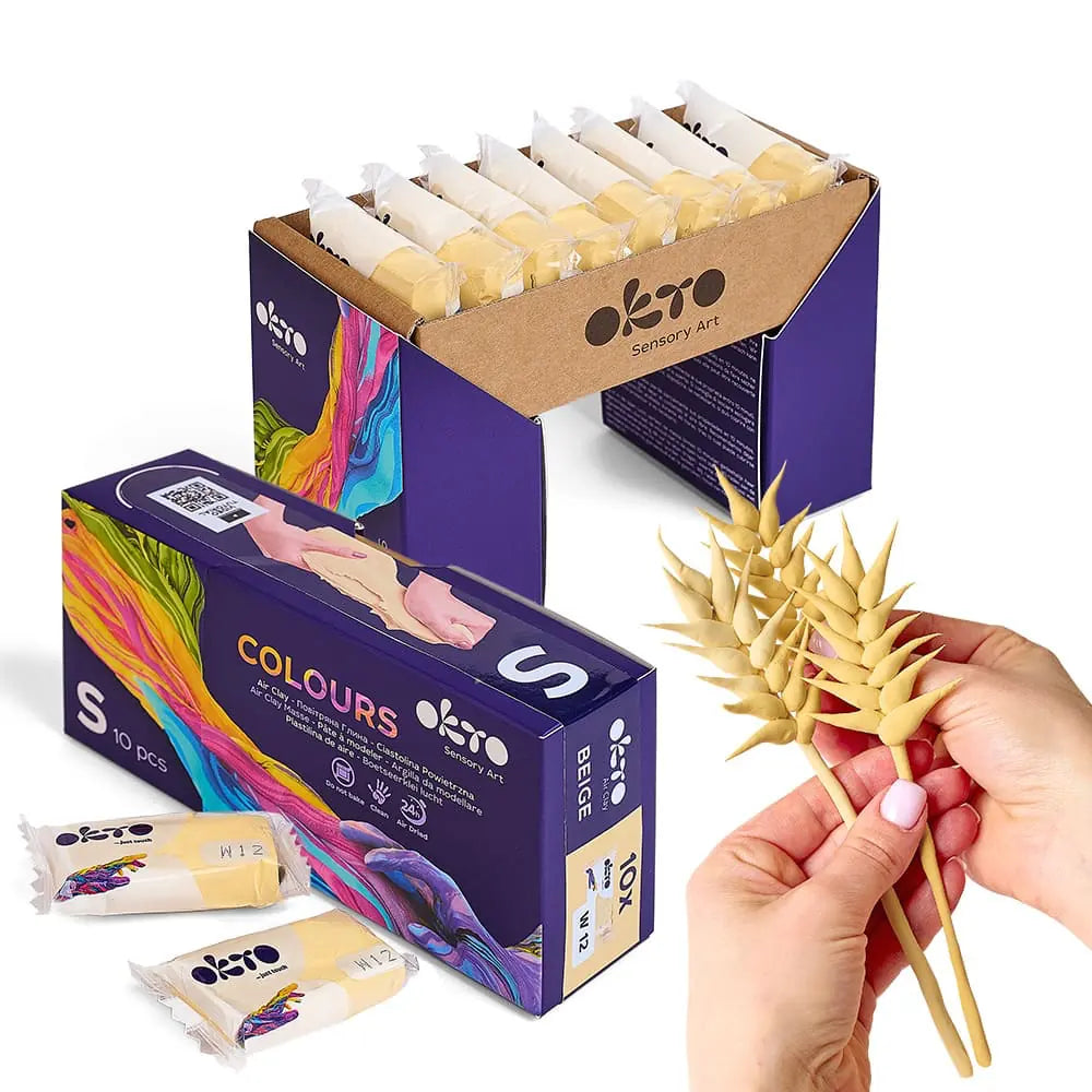 KOLORY S. Mieszanka glinki powietrznej W12 Beż 