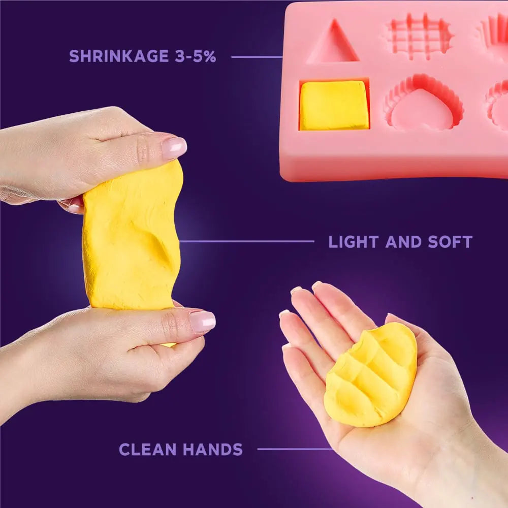 KOLORY S. Mieszanka glinki powietrznej W14 Żółta 