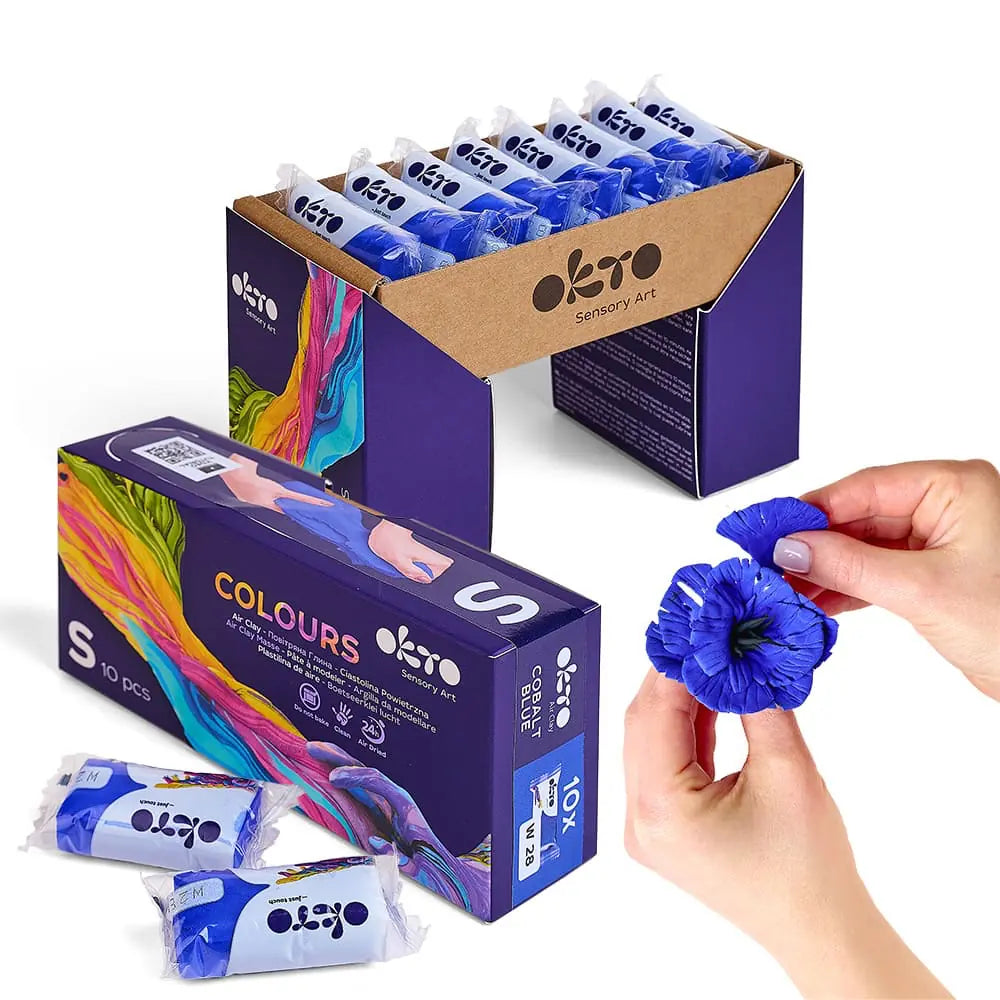 KOLORY S. Mieszanka glinki powietrznej W29 Niebieski 