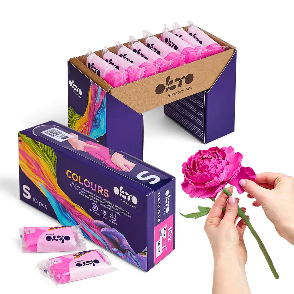 KOLORY S. Mieszanka glinki powietrznej W37 Magenta 