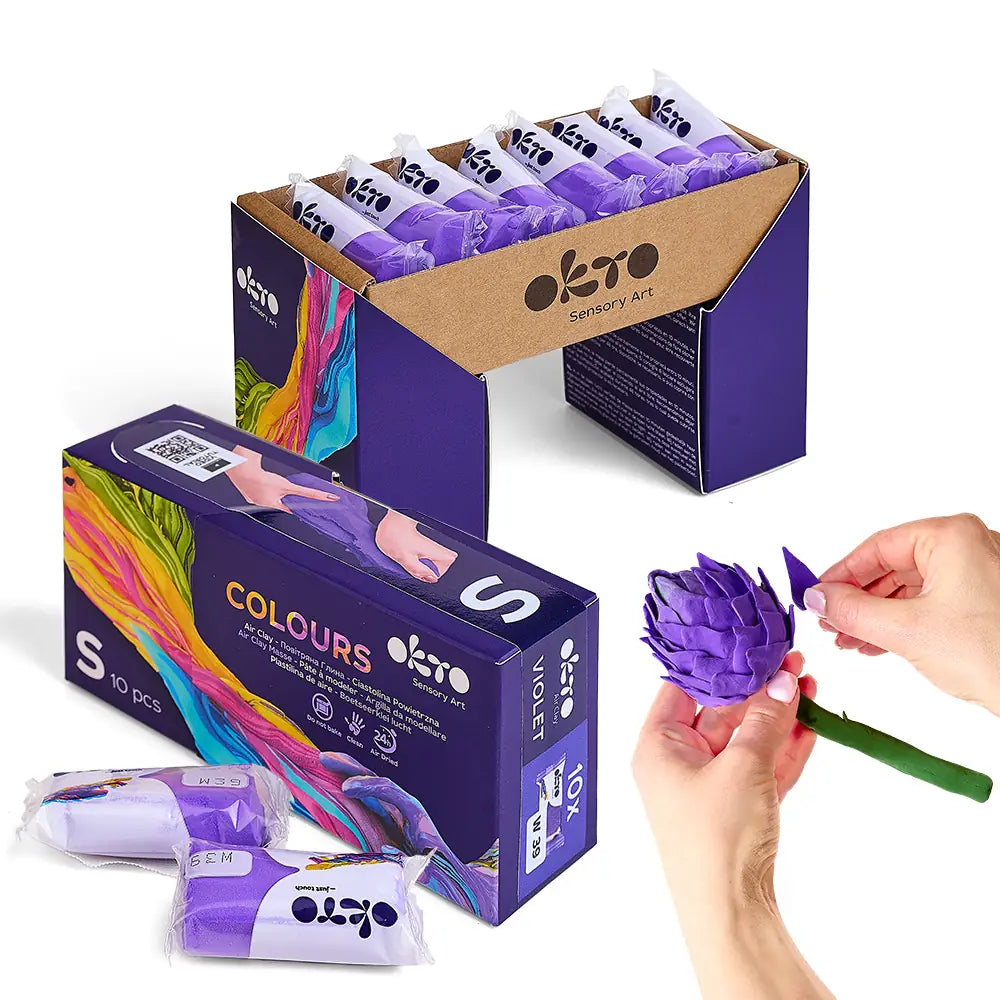 KOLORY S. Glinka napowietrzająca W40 Fiolet 