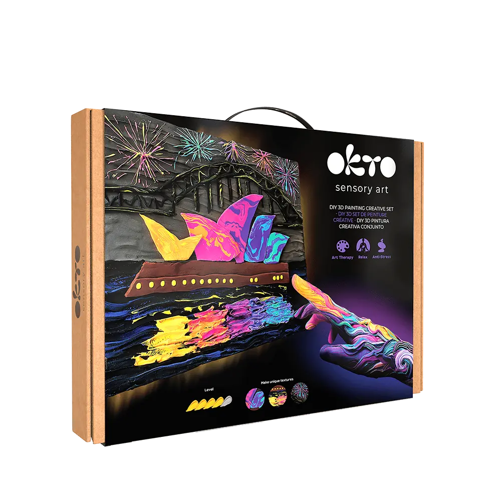 OBRAZY 3D PODRÓŻE DIY Malowanie 3D TM OKTO 