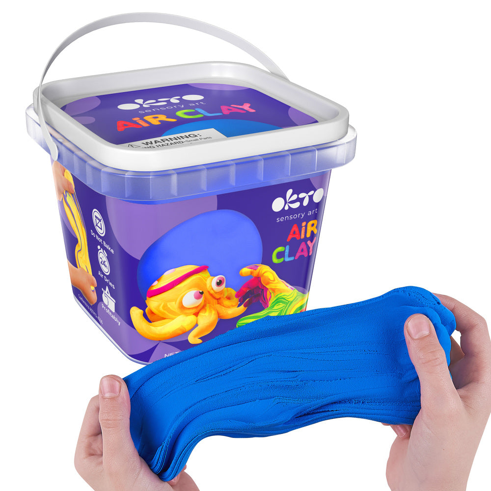 Artykuły szkolne Masa plastyczna samoutwardzalna NIEBIESKA 900 ml 