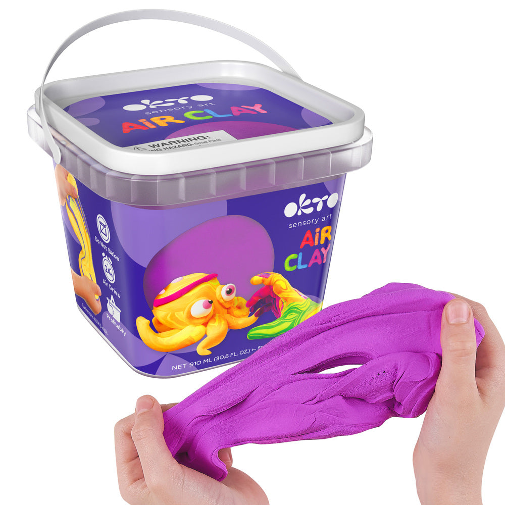 Artykuły szkolne Masa plastyczna samoutwardzalna PURPLE 900 ml 