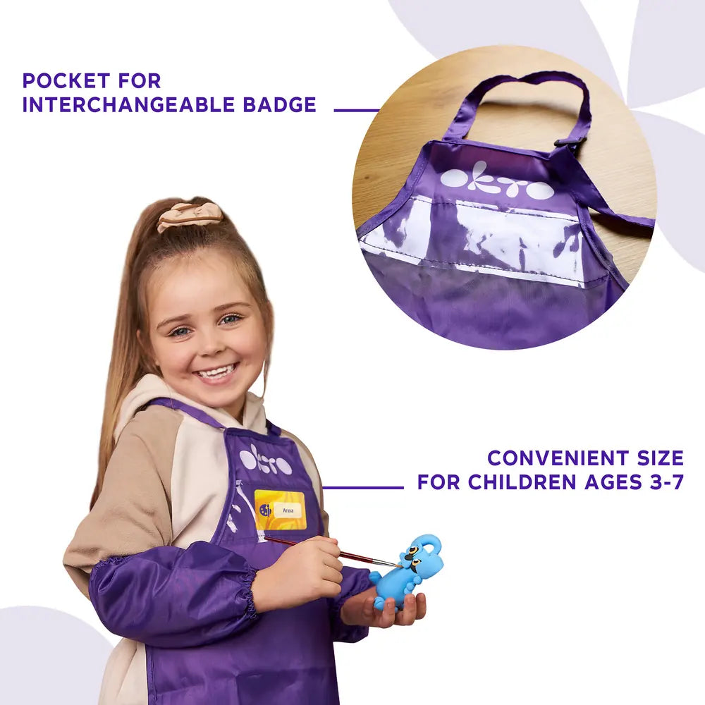 Fartuch z rękawamiPrzybory szkolne Fartuch z rękawami 