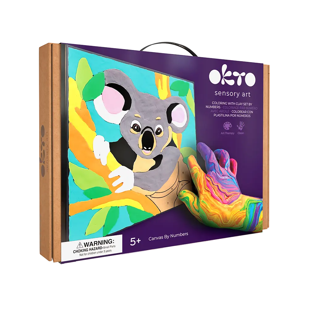 Kolorowanka z plasteliny według numerów ТМ ОКТО Koala 11,4" x 11,4" cala 