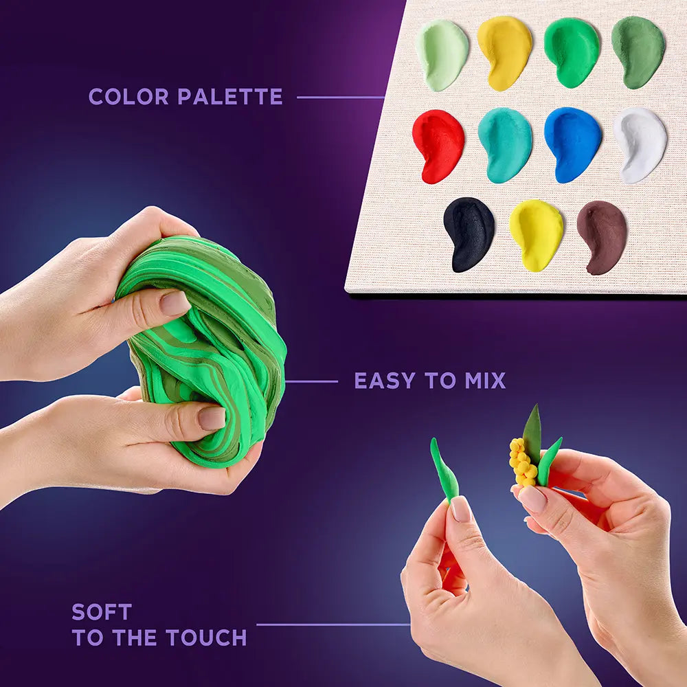 Zestaw kreatywny 3D „Natura” – Ara 8,3" x 8,3" cala