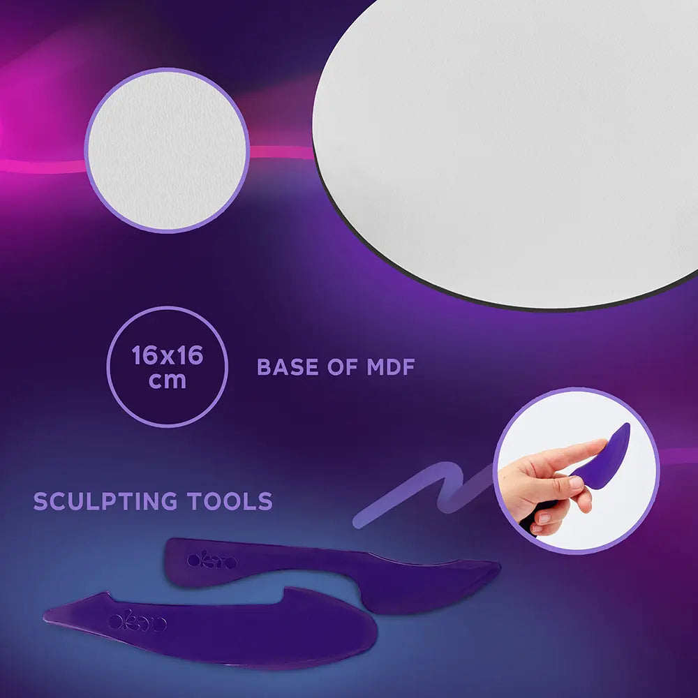 Zestaw kreatywny 3D „Natura” – Kakadu 8,3" x 8,3" cala