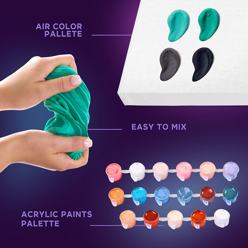 Zestaw do modelowania i malowania 3D TM OKTO &amp; Ideyka "Fashion Corgi" 11.8" x 15.7" inch