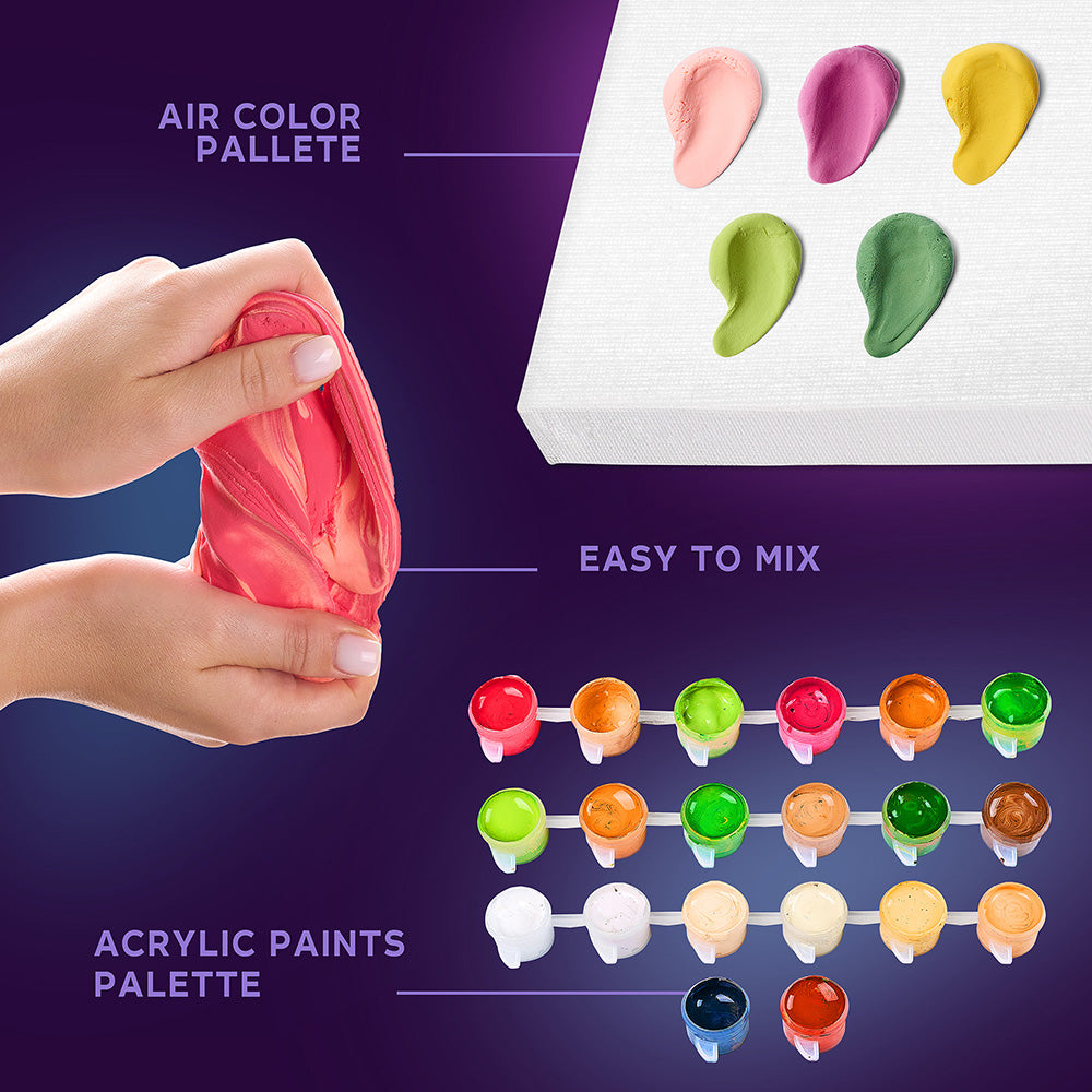 Zestaw do modelowania i malowania 3D TM OKTO &amp; Ideyka „Kot w wianku z kwiatów” 11,8" x 15,7" cala