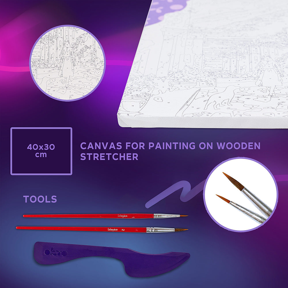 Zestaw do modelowania i malowania 3D TM OKTO &amp; Ideyka „Lemon weekend” 11,8" x 15,7" cala