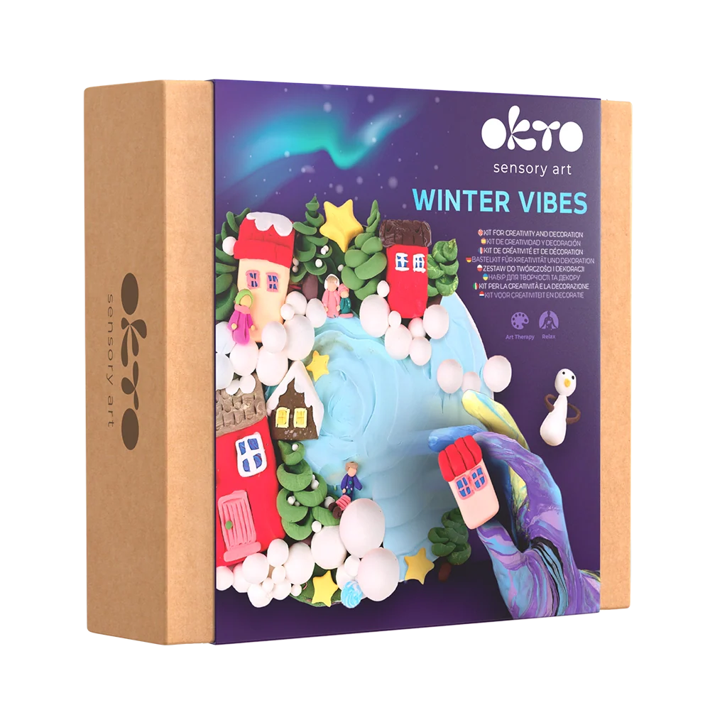 Zestaw kreatywny 3D „Zimowe klimaty” 8,3" x 8,3" cala
